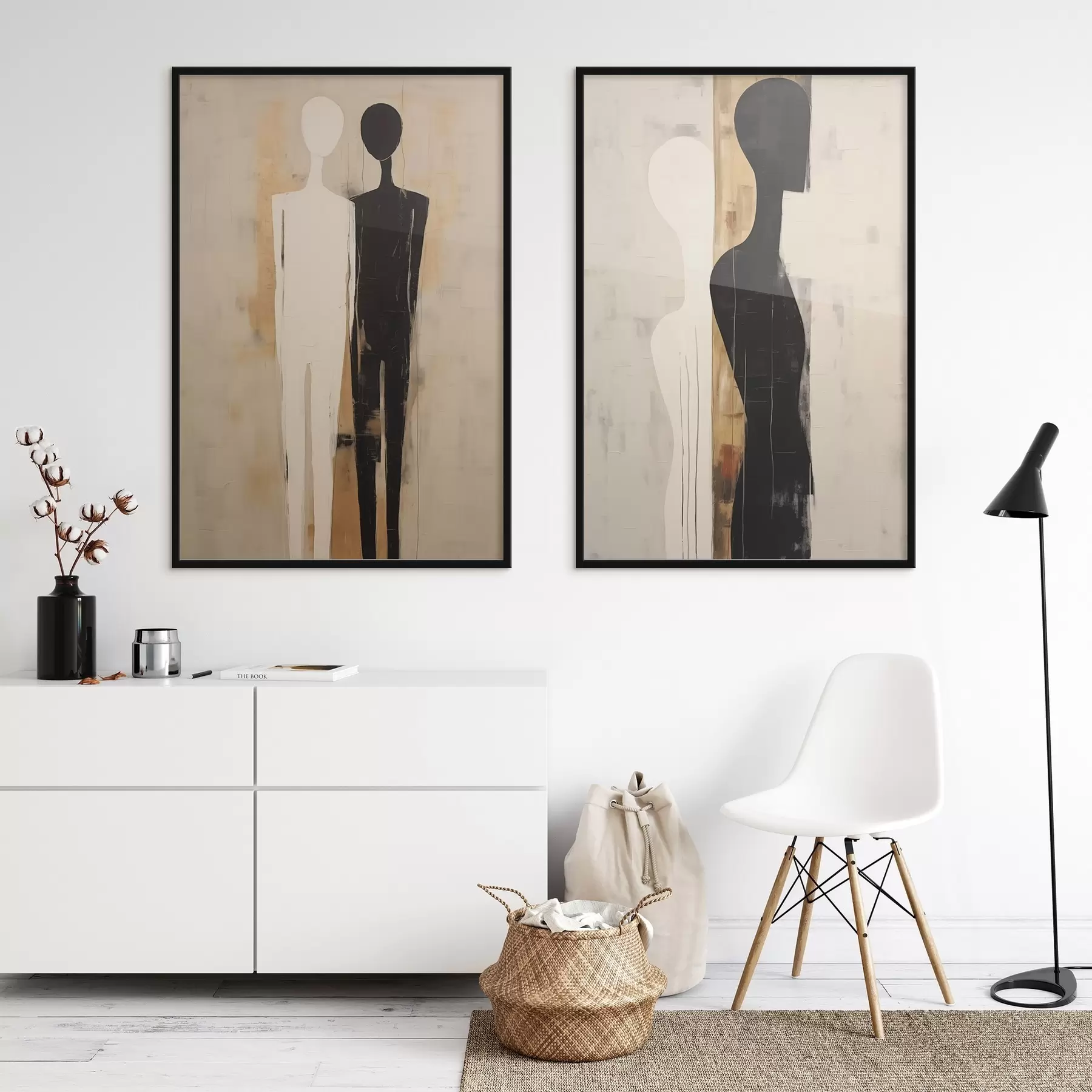 Fototapety Siluety dvoch postáv d00620