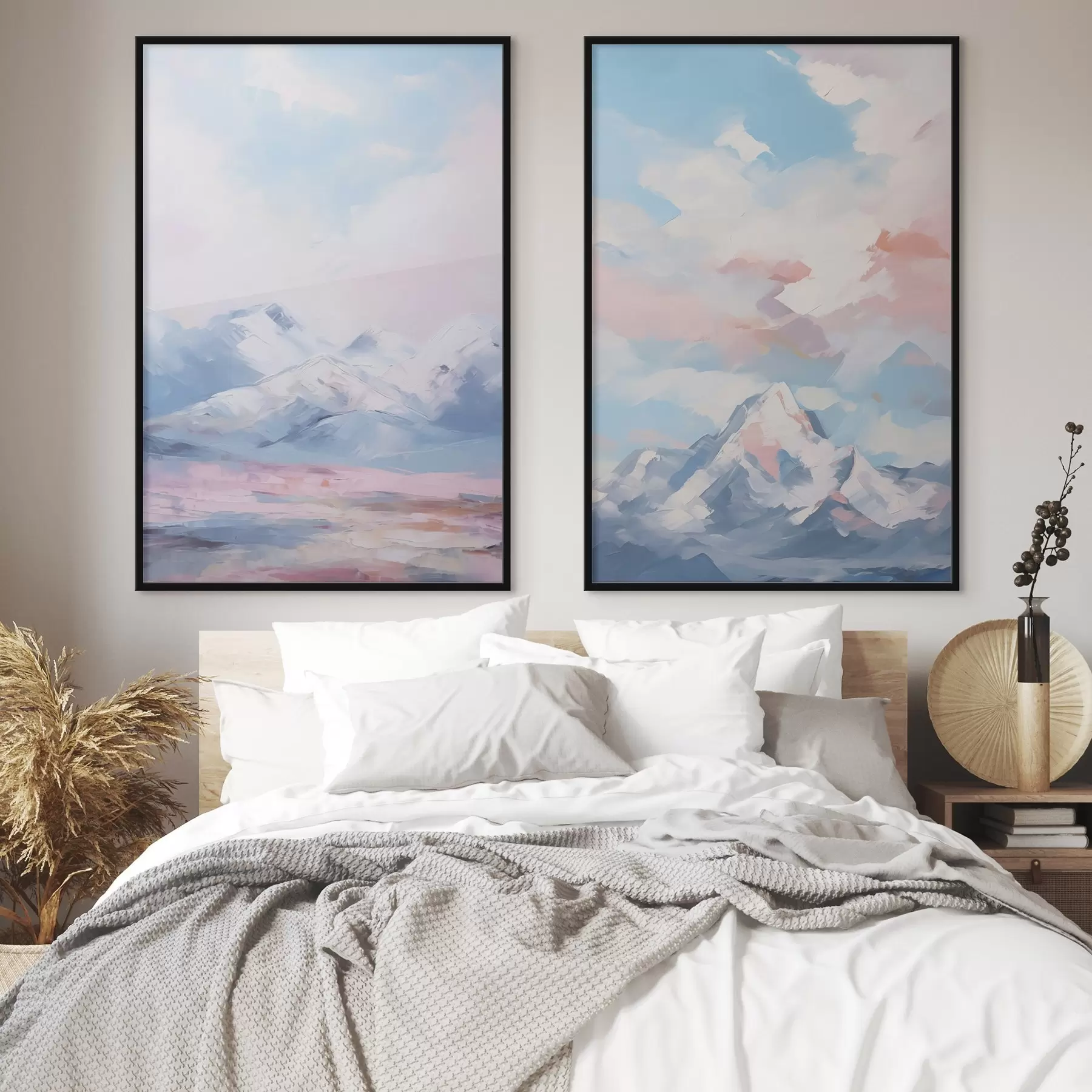 Fototapety Imitácia maľby hôr d00626