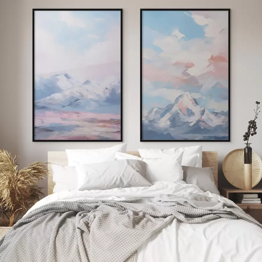 Fototapety Imitácia maľby hôr d00626