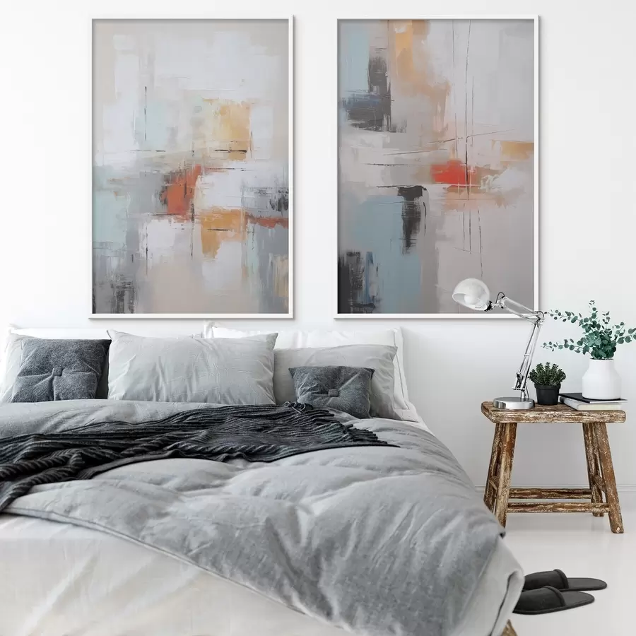 Fototapety Abstrakcia imitujúca maľbu a odreniny d00667