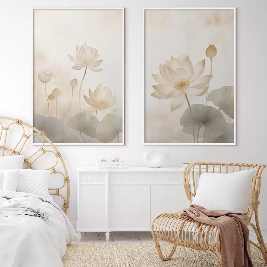 Fototapety Lotosové kvety d00668