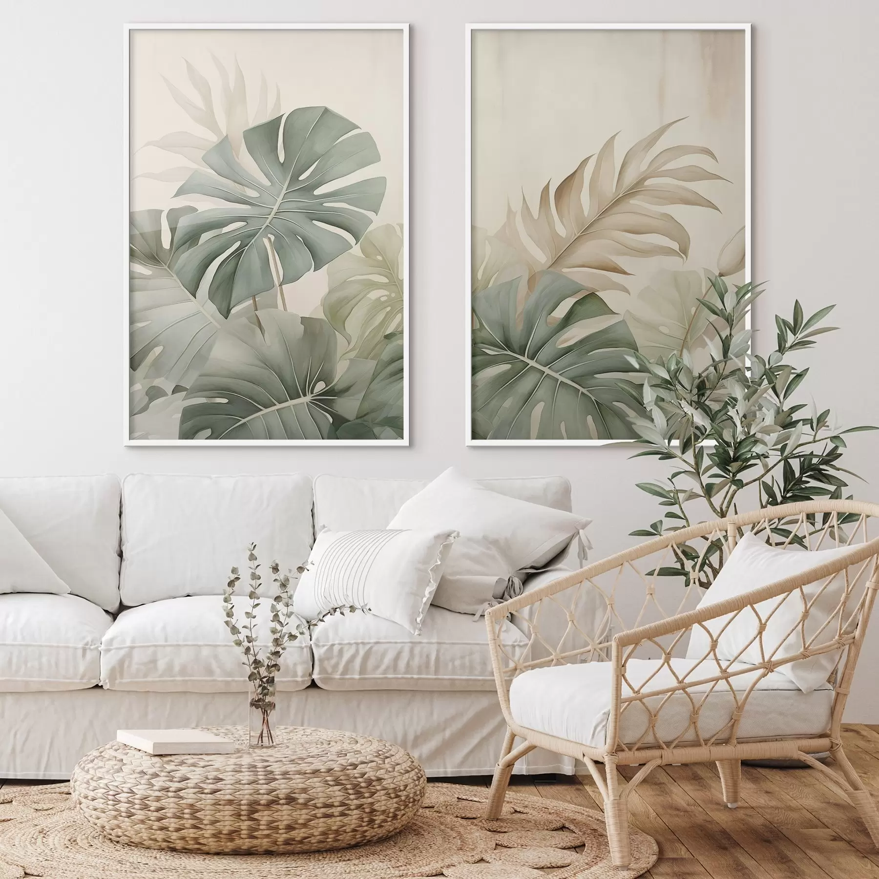 Fototapety Tropické listy d00670