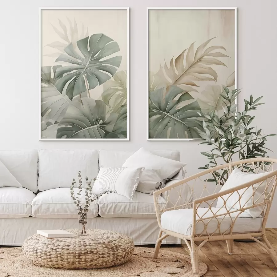 Fototapety Tropické listy d00670