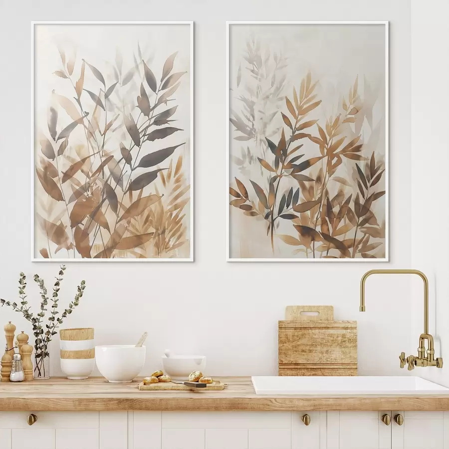 Fototapety Jemné vetvičky listov d00715