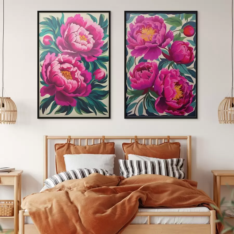 Fototapety Pivonky d00727