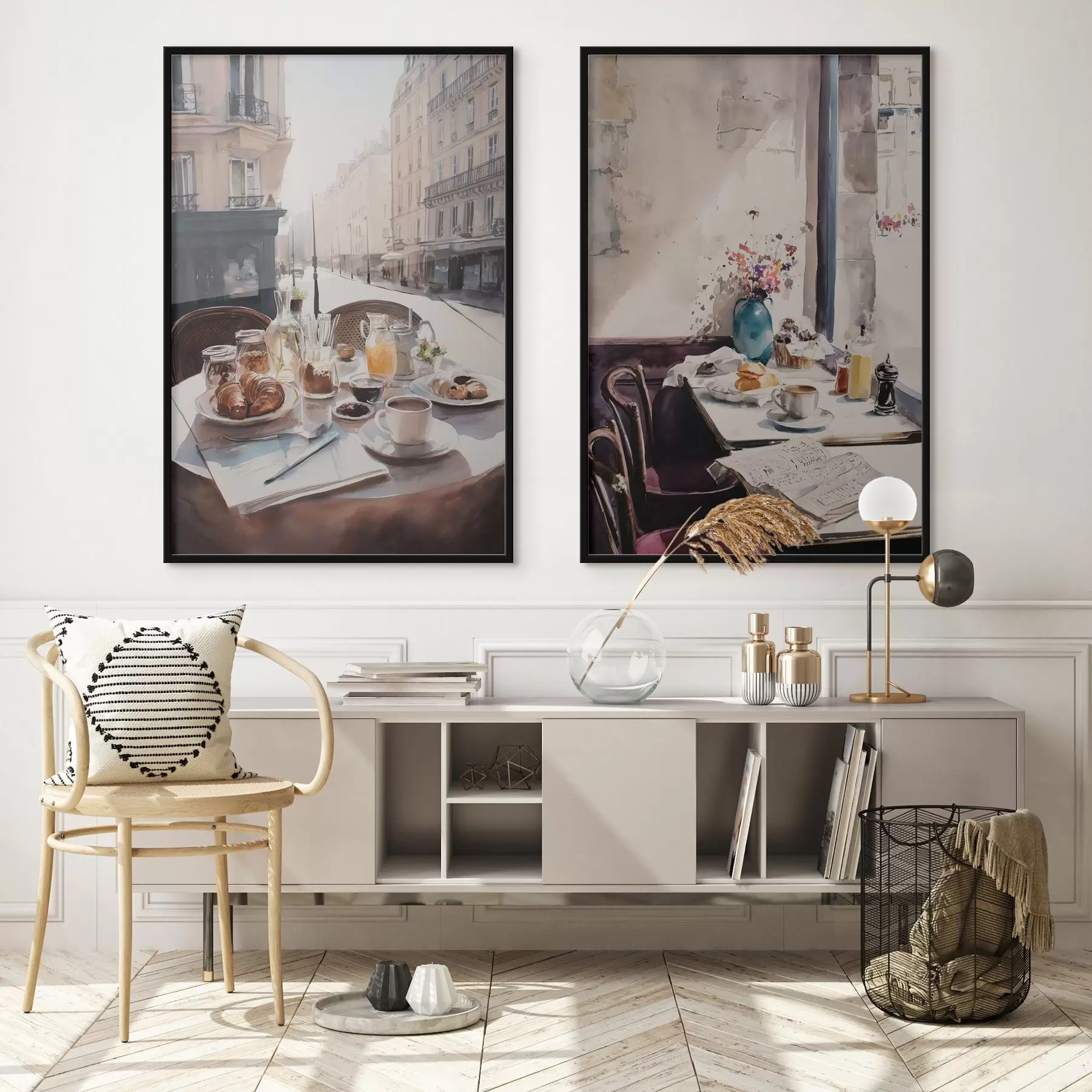 Fototapety raňajky v Paríži d00736