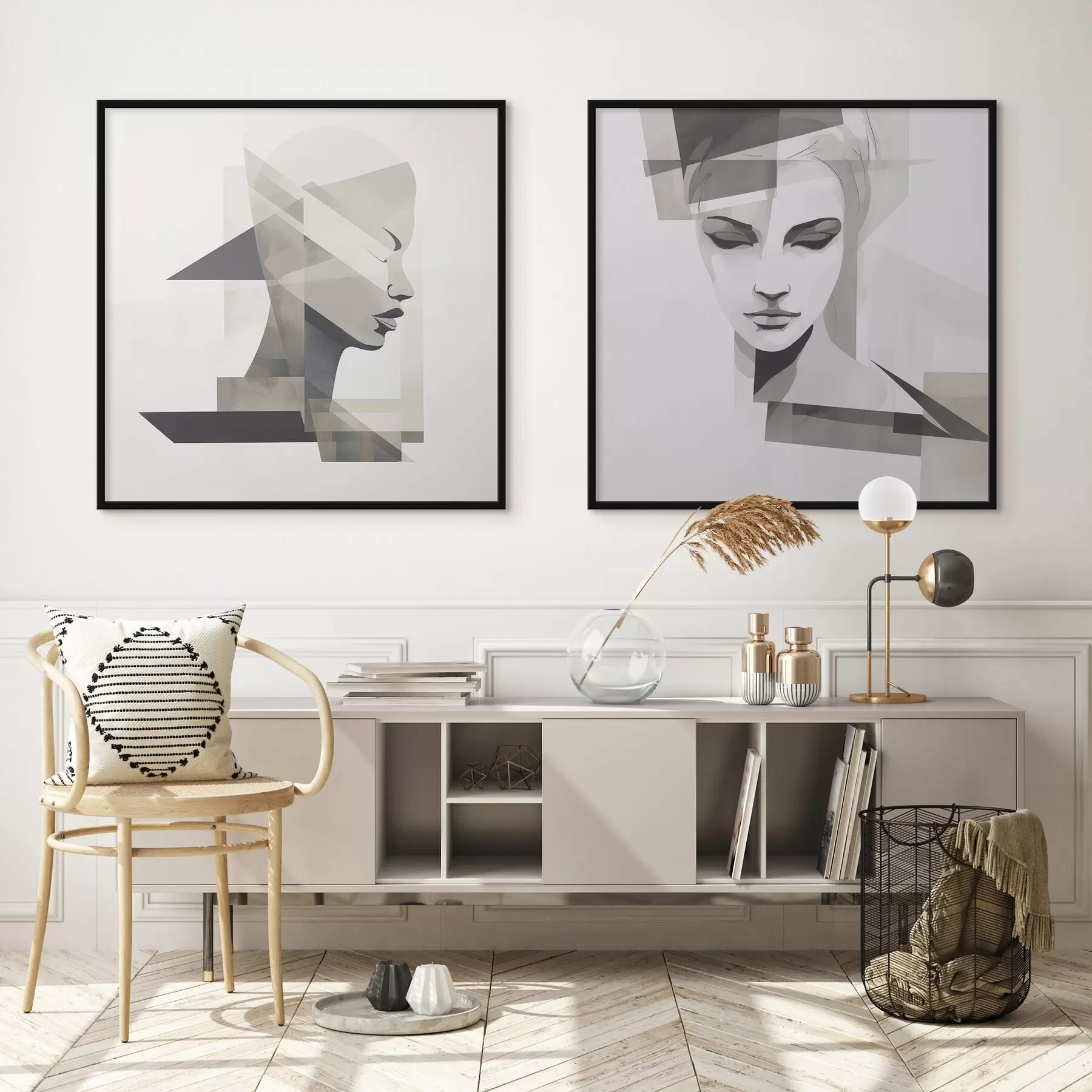 Fototapety Abstraktný portrét d00753