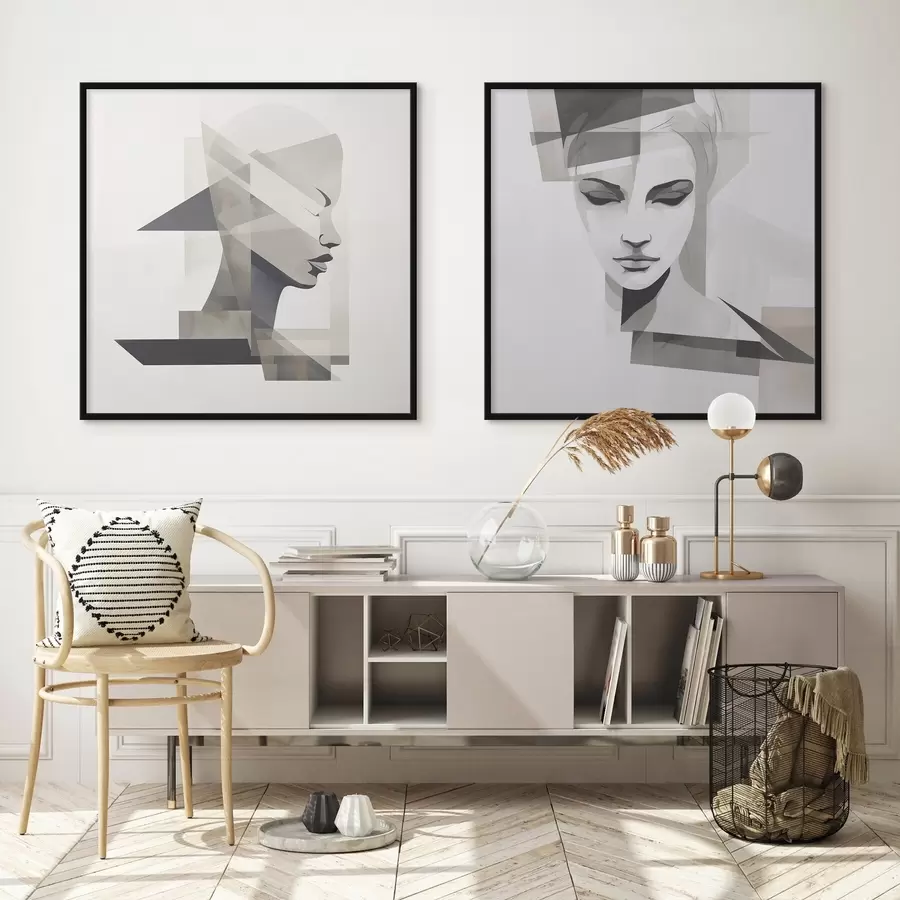 Fototapety Abstraktný portrét d00753