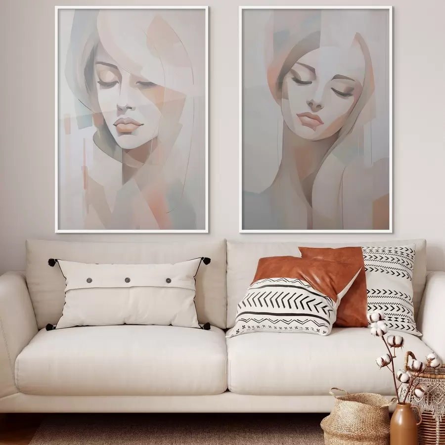 Fototapety Abstraktný portrét dievčaťa d00768