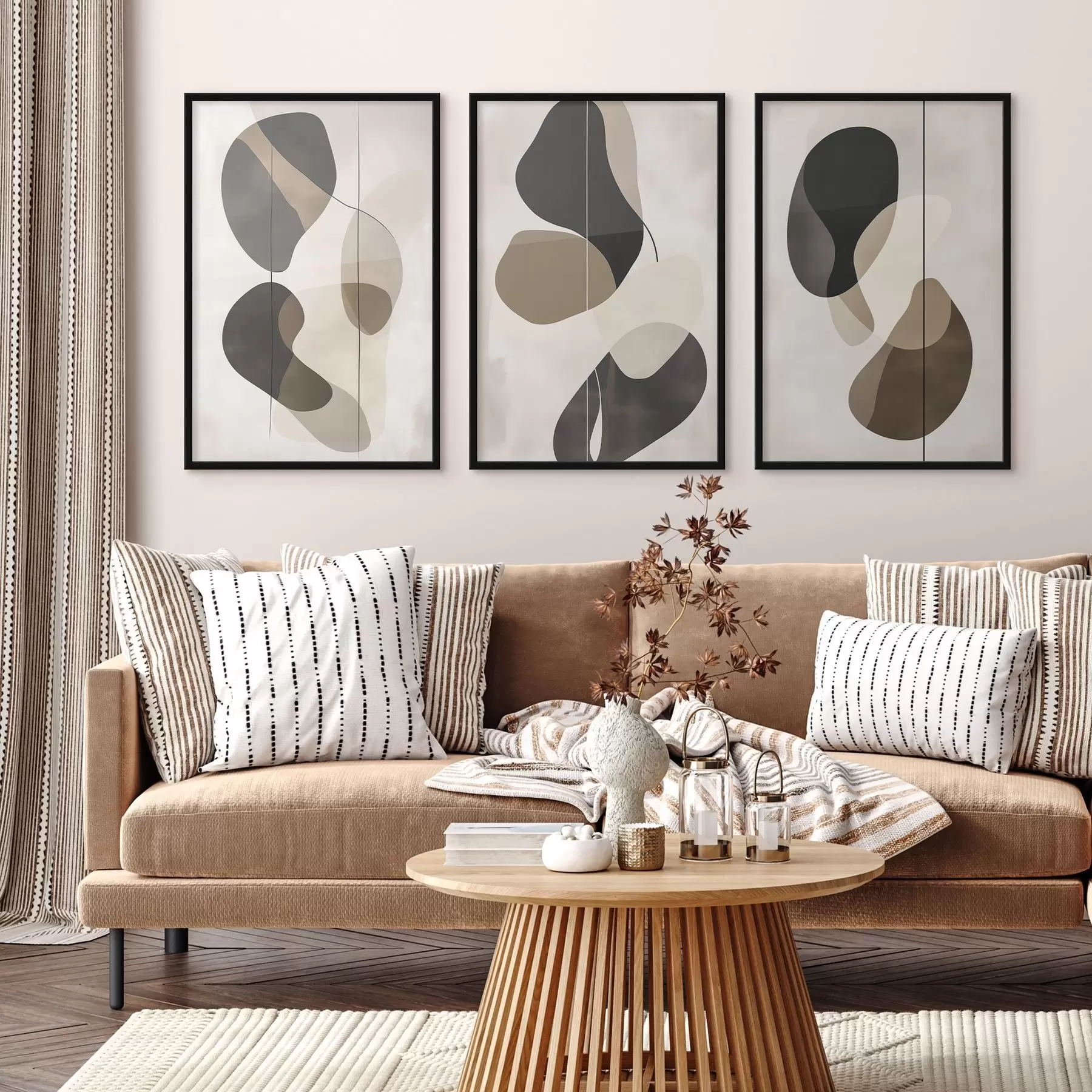 Fototapety Plávajúce abstraktné tvary d00777