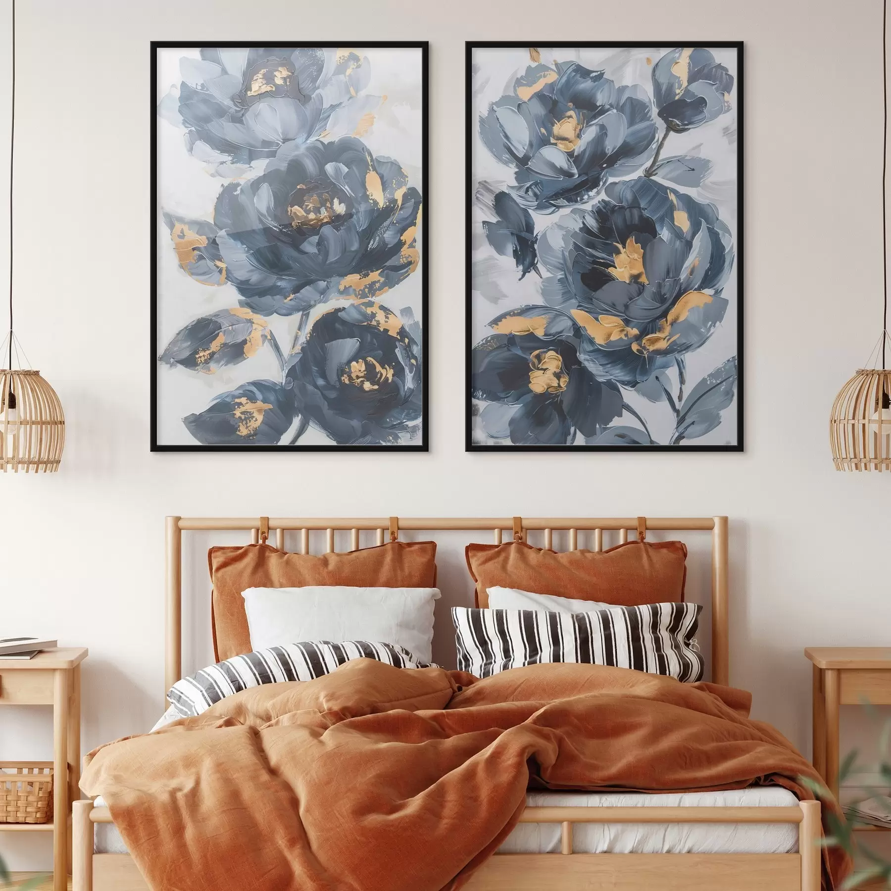 Fototapety Veľké abstraktné kvety d00782