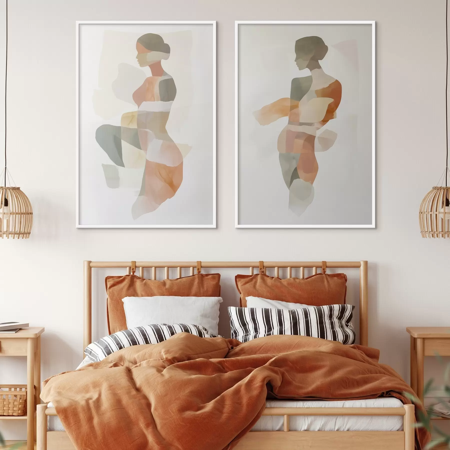 Fototapety Abstraktné ženské siluety d00788