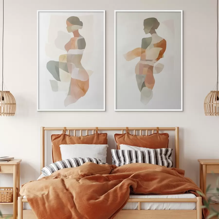 Fototapety Abstraktné ženské siluety d00788