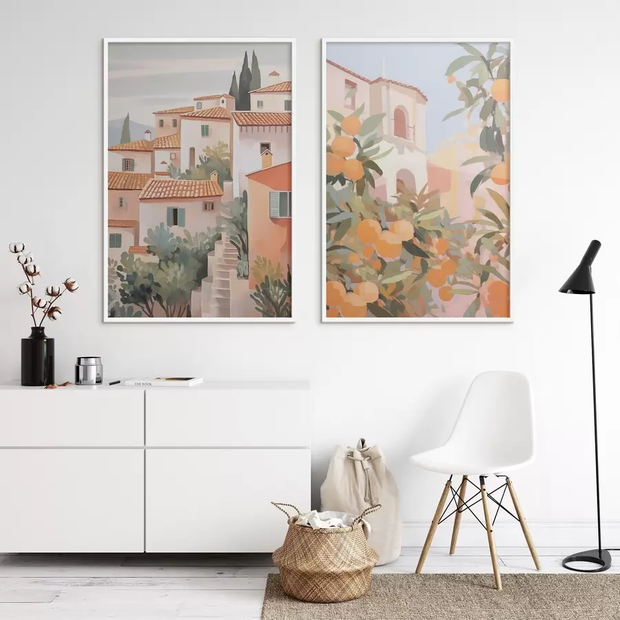 Fototapety Domy uprostred záhrady d00791