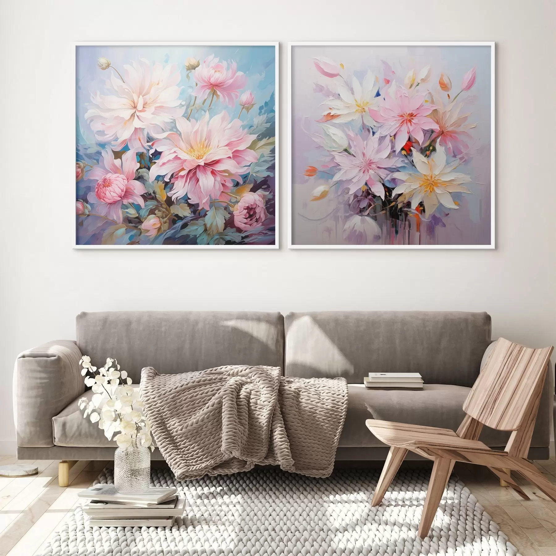 Fototapety Ružové pivonky v akvarelovom štýle d00709