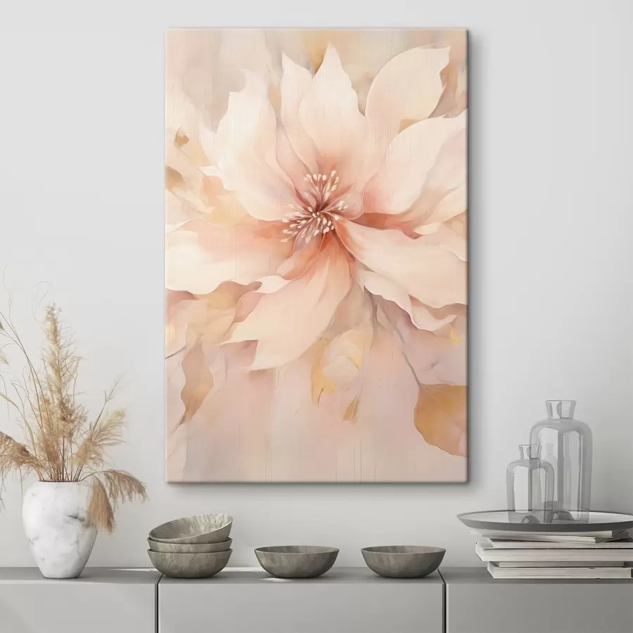 Obraz Veľký abstraktný kvet s47444