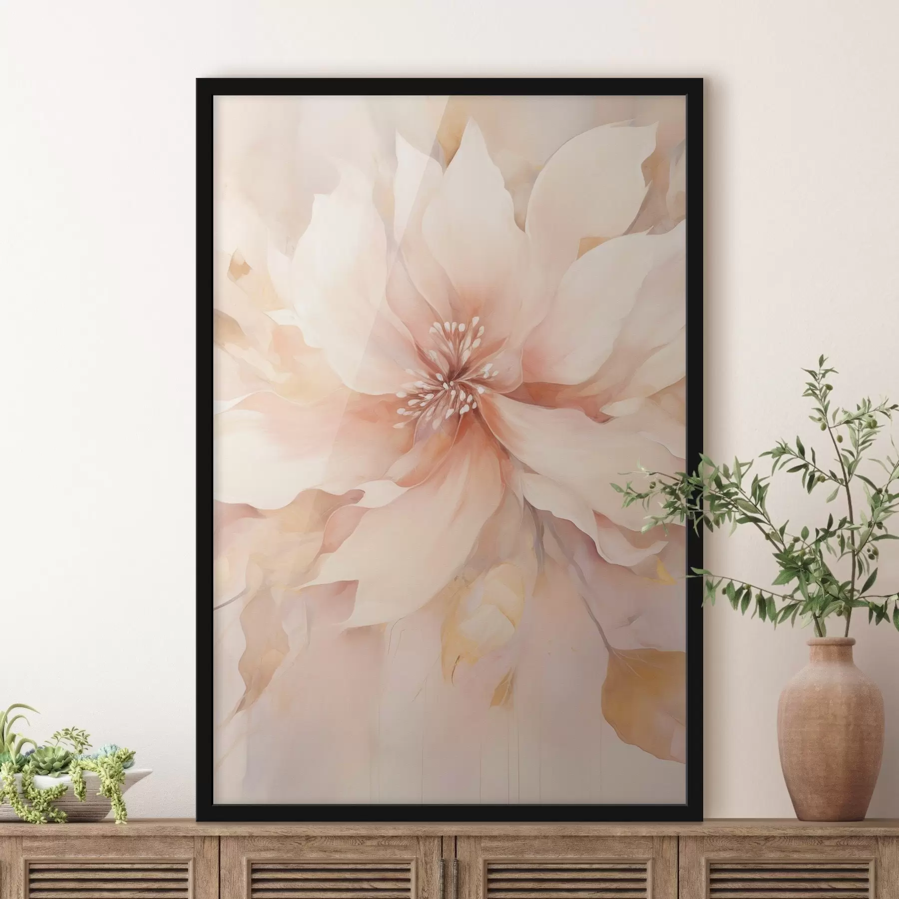 Fototapety Veľký abstraktný kvet f47444