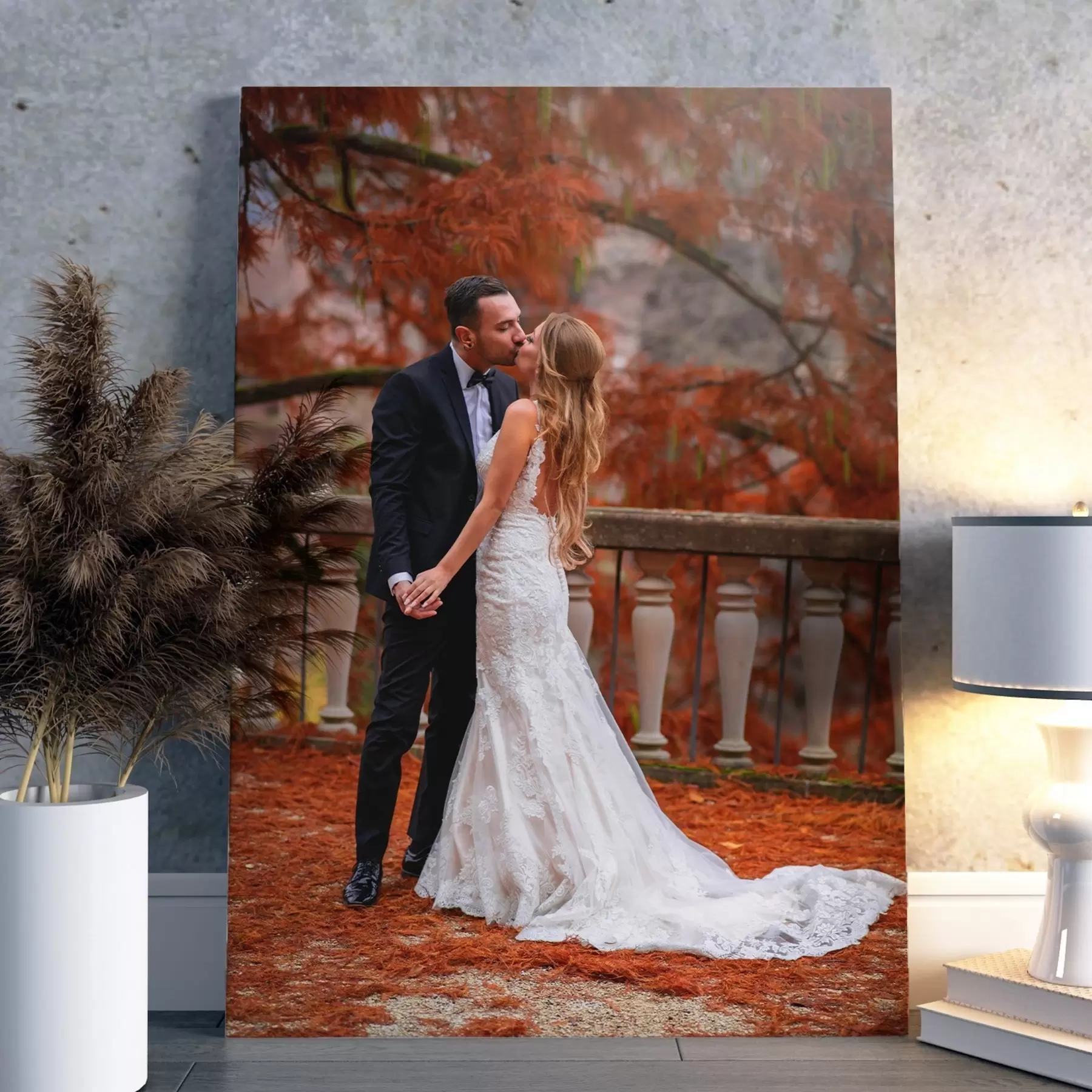 Obraz Svadobná fotografia na plátne s47169