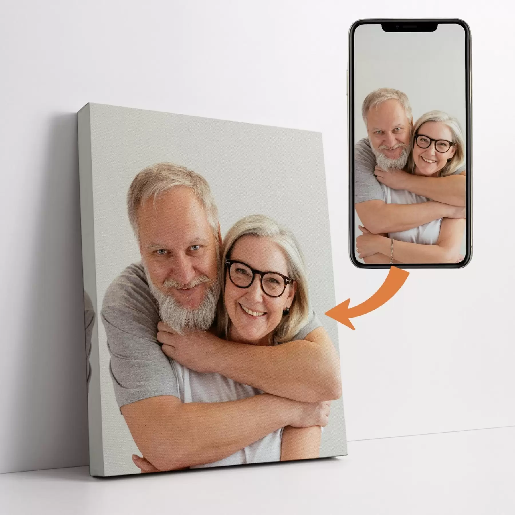 Obraz Darček pre pár na základe fotografie na plátne s47186