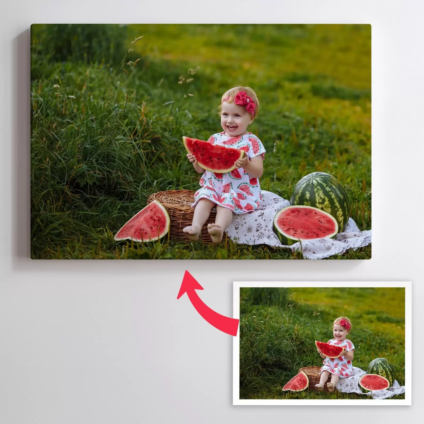 Obraz Fotografia vášho dieťaťa na plátne s47187