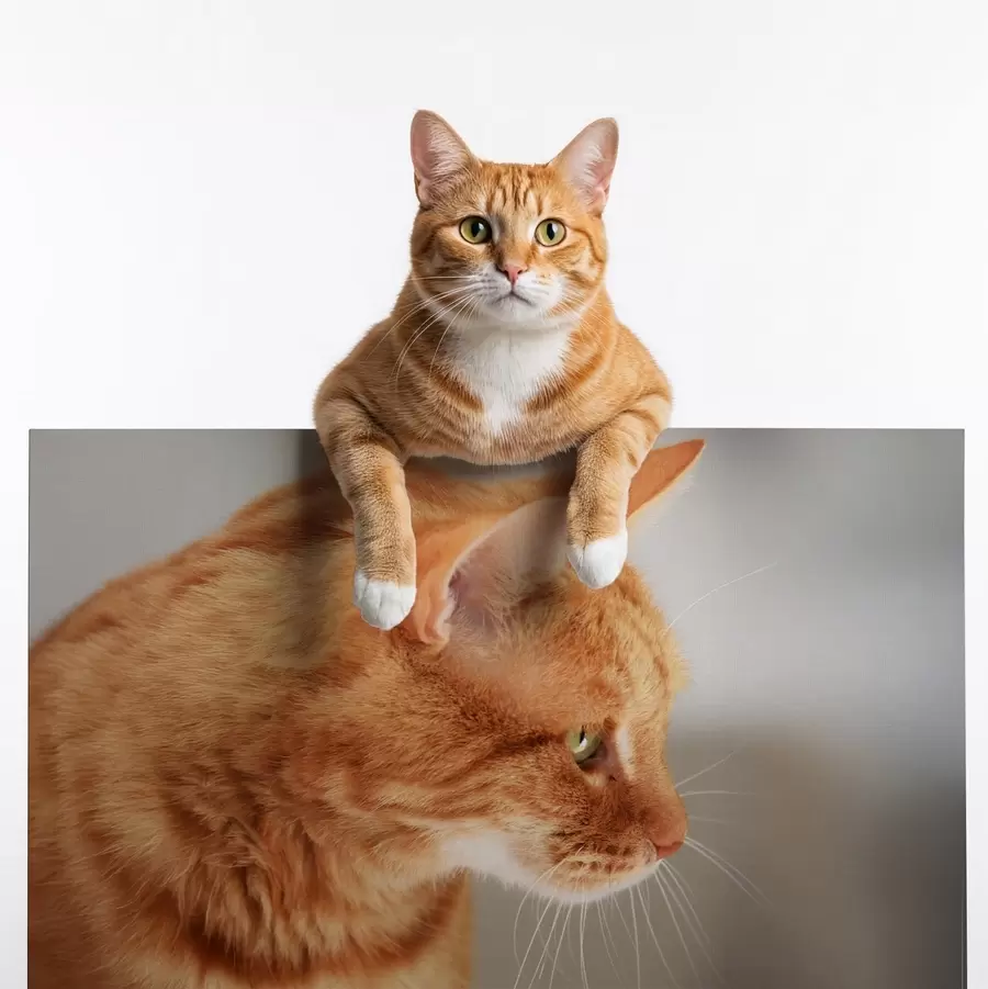 Obraz Fotografia vašej mačky na plátne s47194