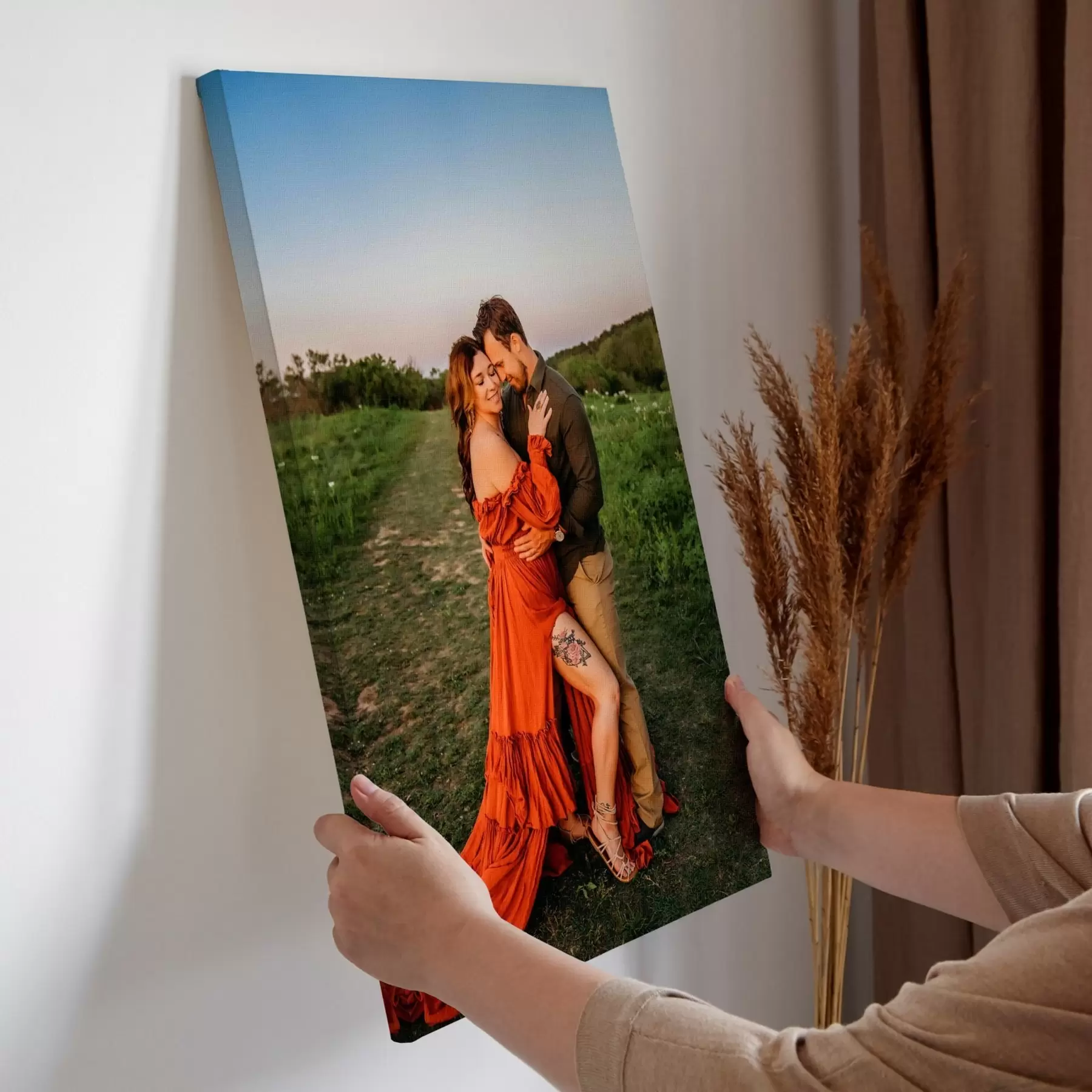 Obraz Darček pre pár na základe fotografie na plátne s47198