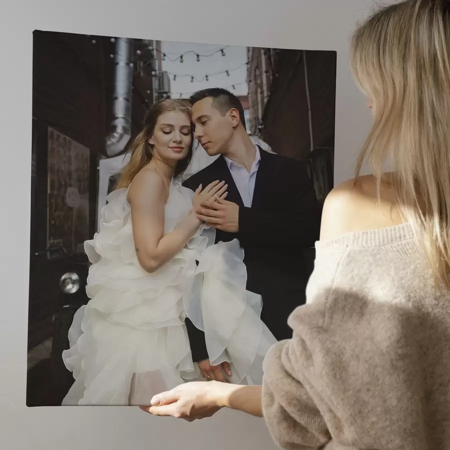 Obraz Svadobná fotografia na plátne s47209