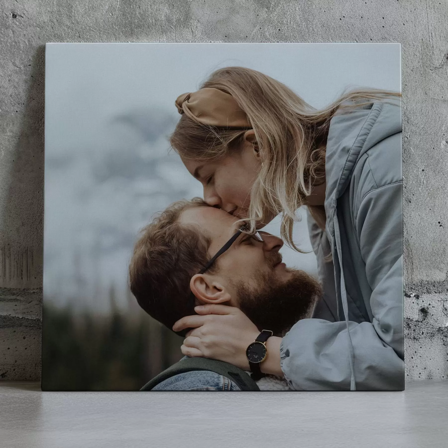 Obraz Darček pre pár na základe fotografie na plátne s47215