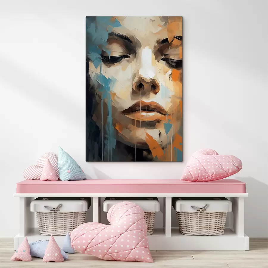 Obraz Abstraktný portrét s47348