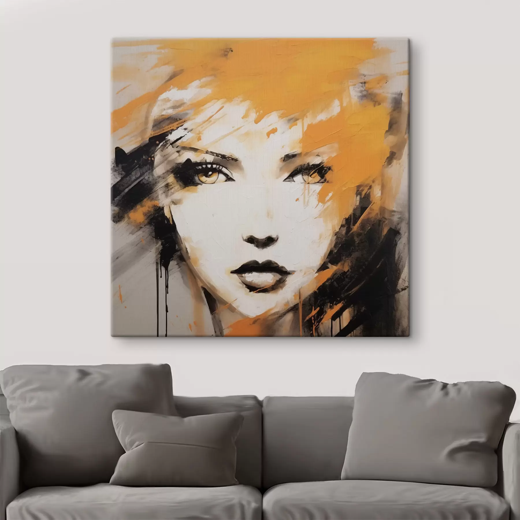 Obraz Abstraktný portrét s47351