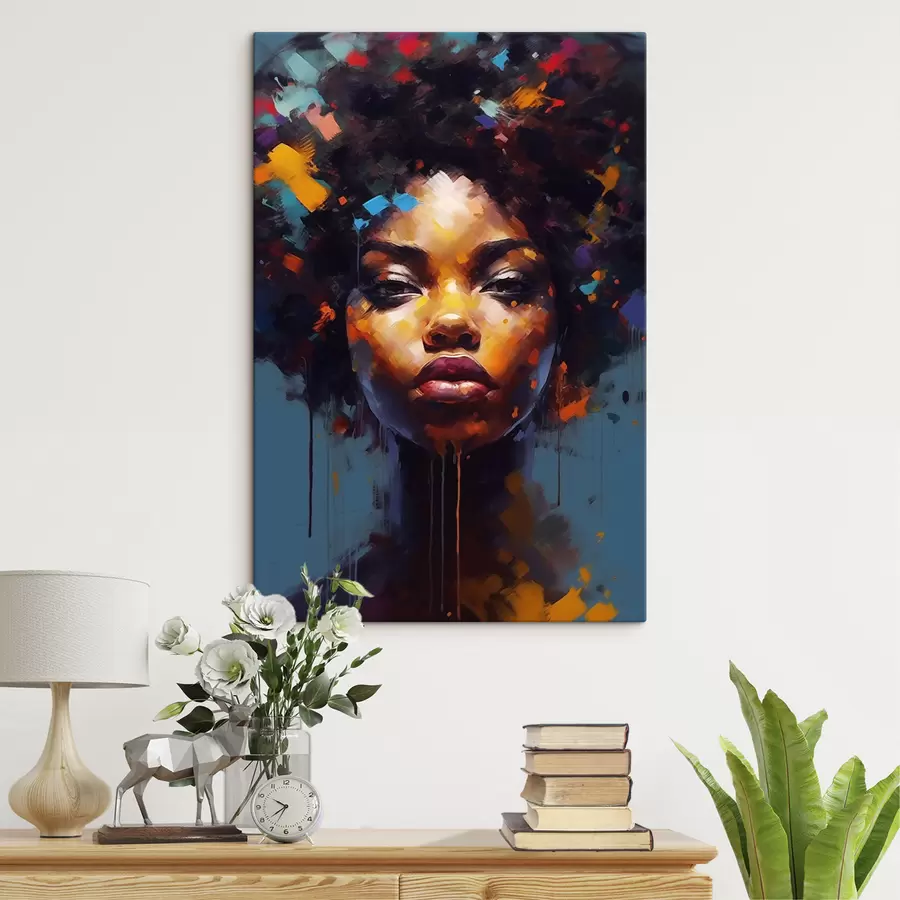 Obraz Abstraktný portrét s47369