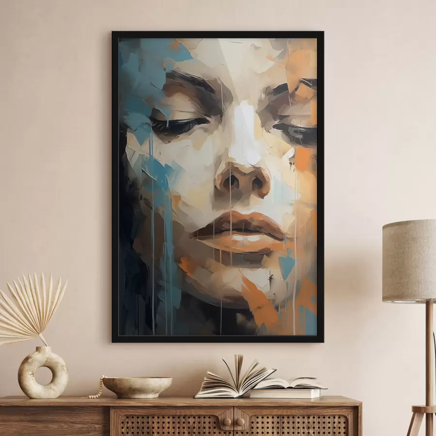 Fototapety Abstraktný portrét f47348