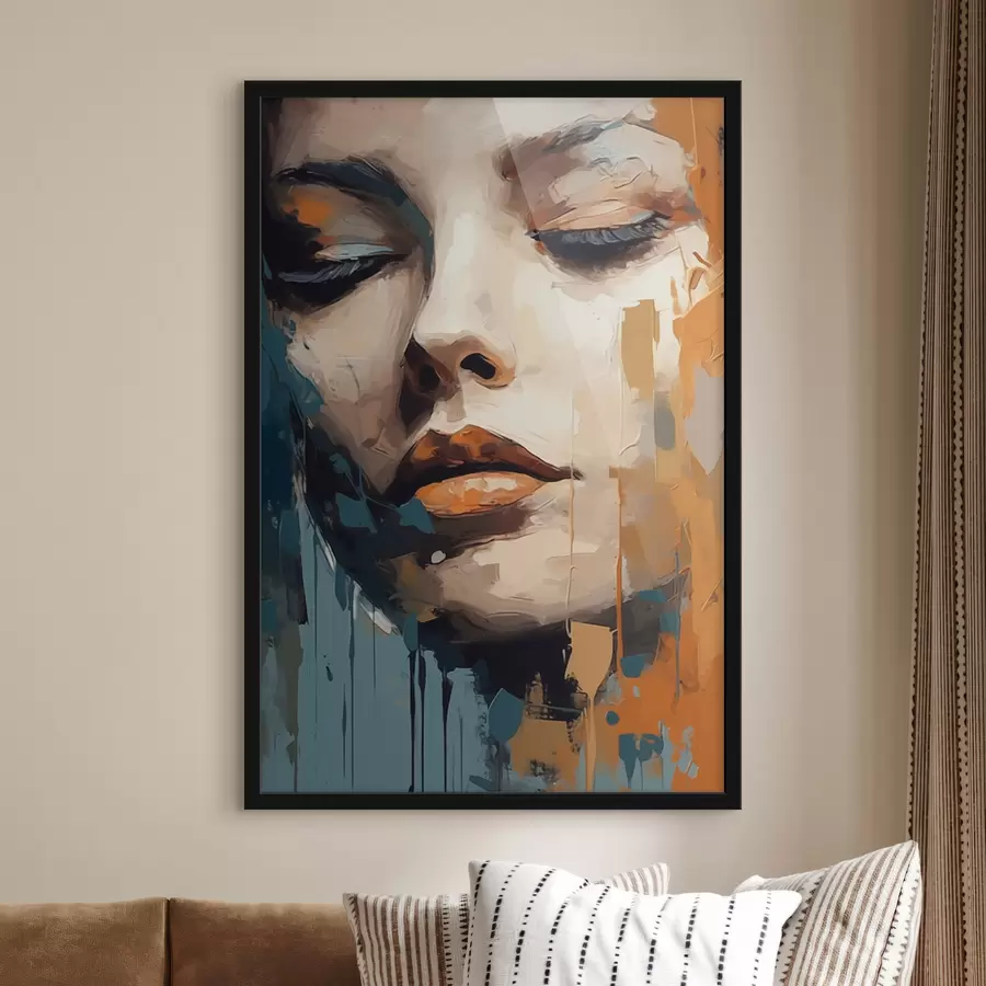 Fototapety Abstraktný portrét f47349