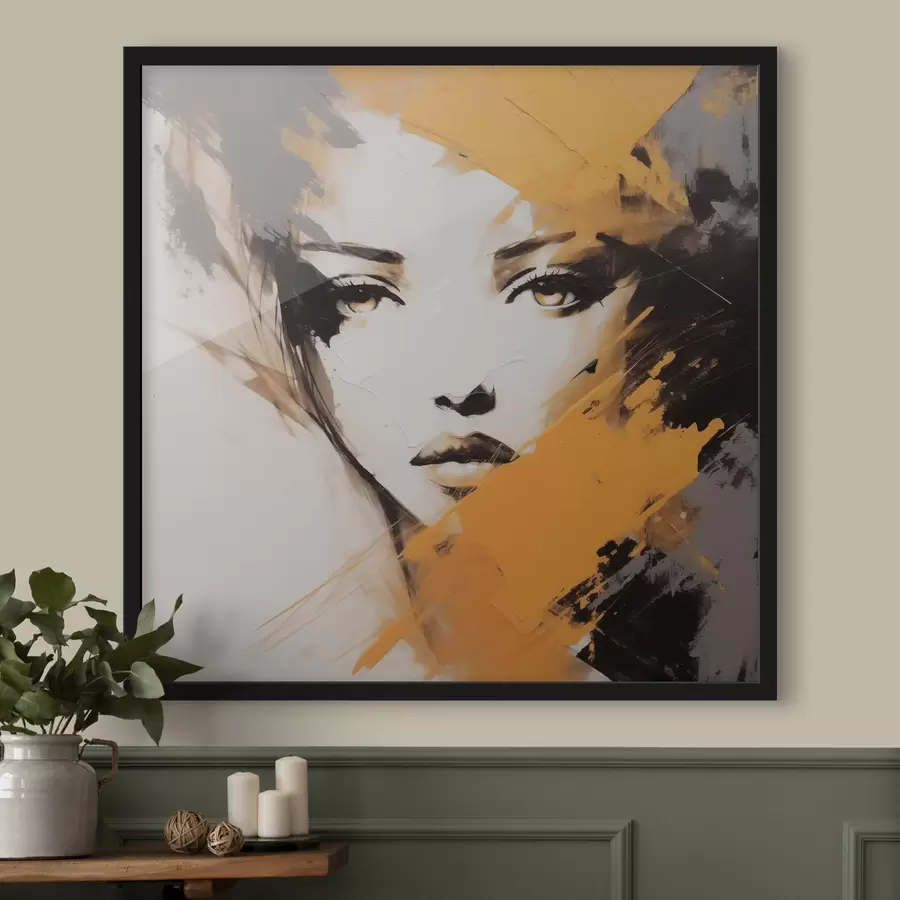 Fototapety Abstraktný portrét f47350