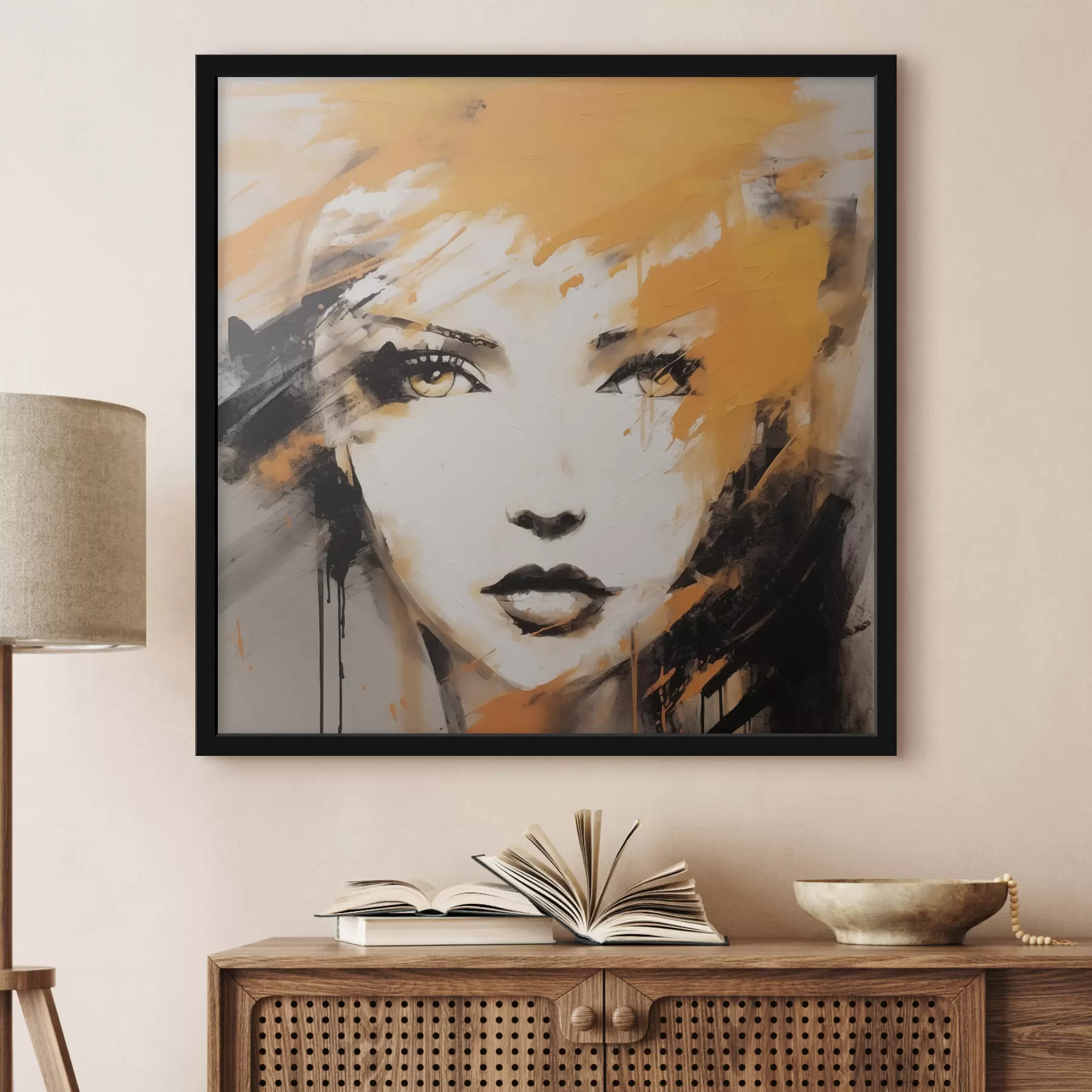 Fototapety Abstraktný portrét f47351