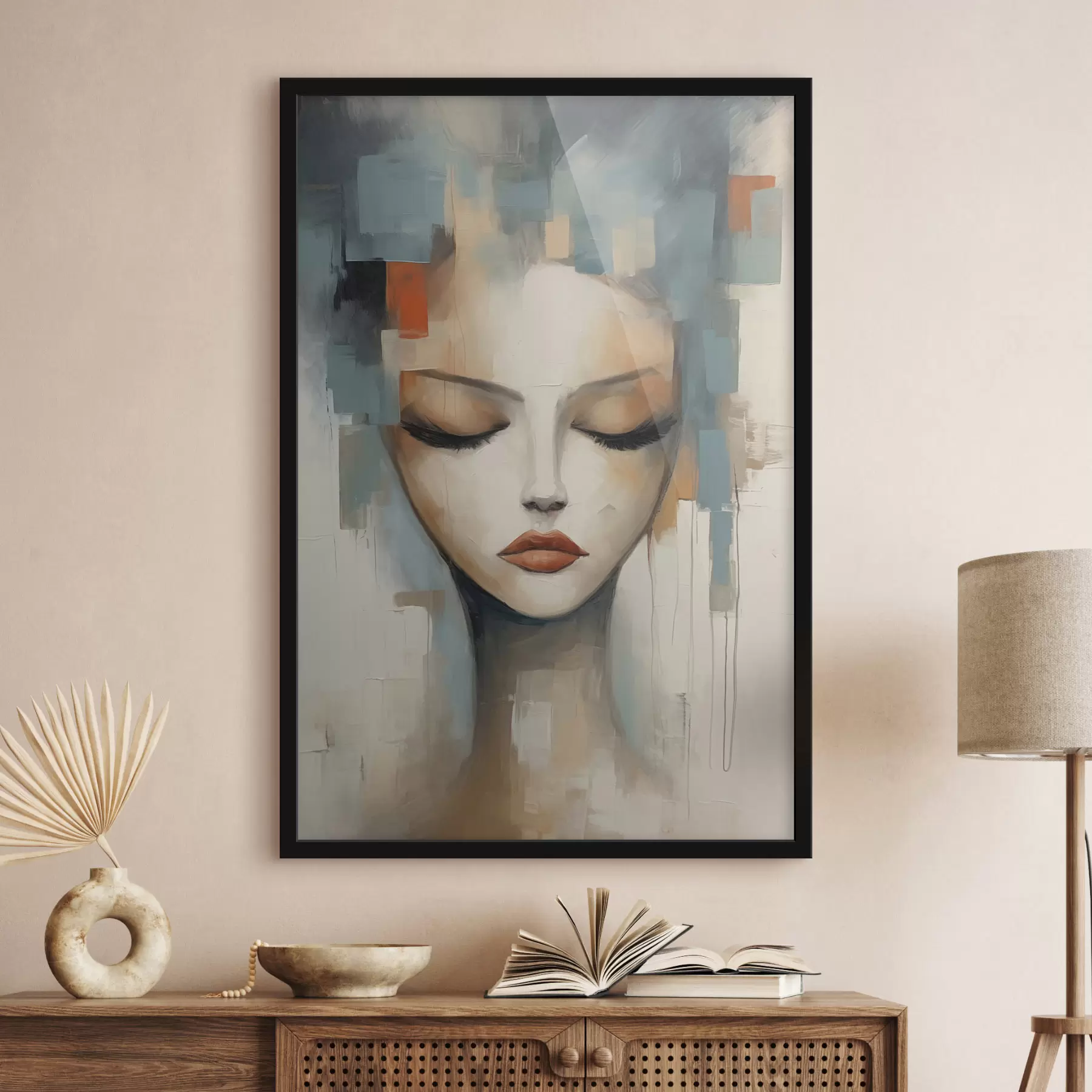 Fototapety Abstraktný portrét dievčaťa f47364