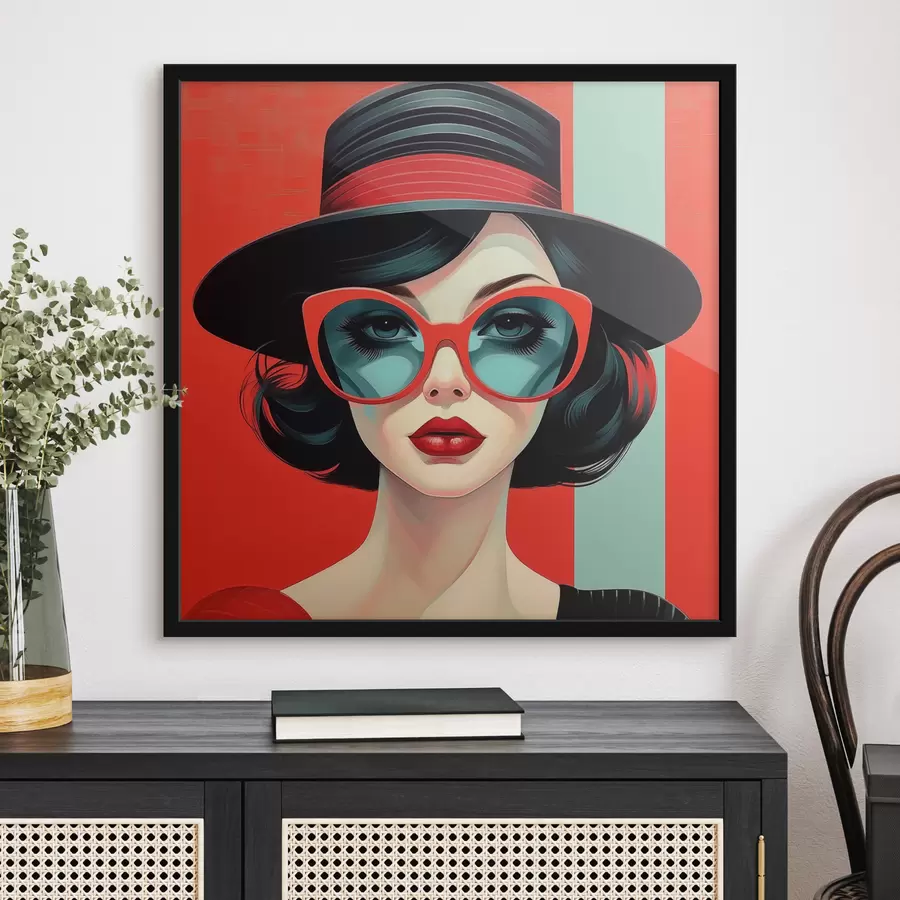 Fototapety Dievča pop artu f47384