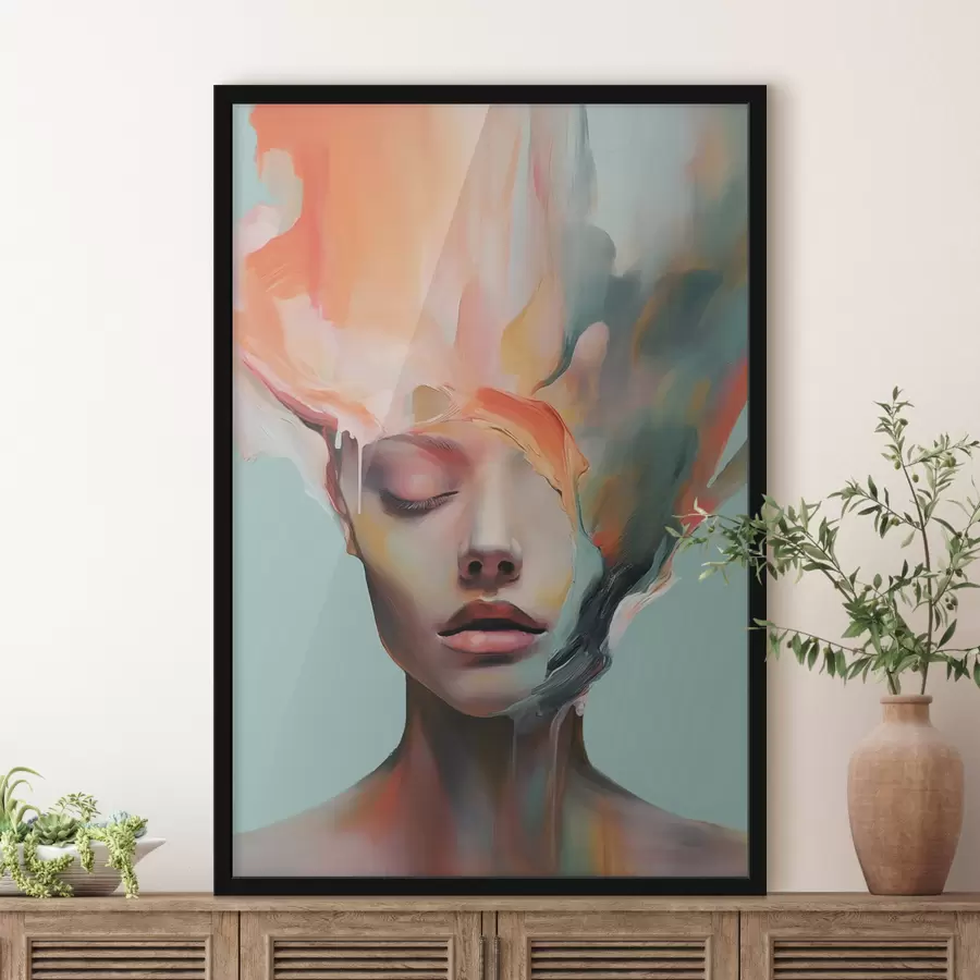 Fototapety Abstraktný portrét dievčaťa f47389