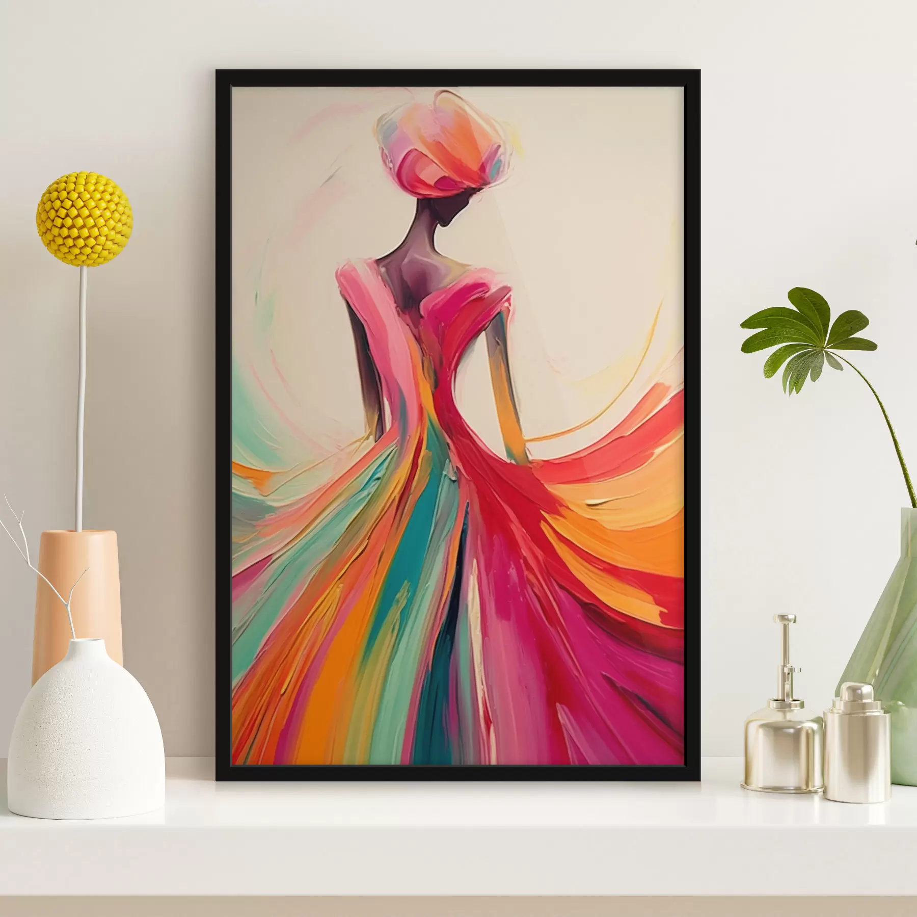 Fototapety Abstraktné dievča f47400