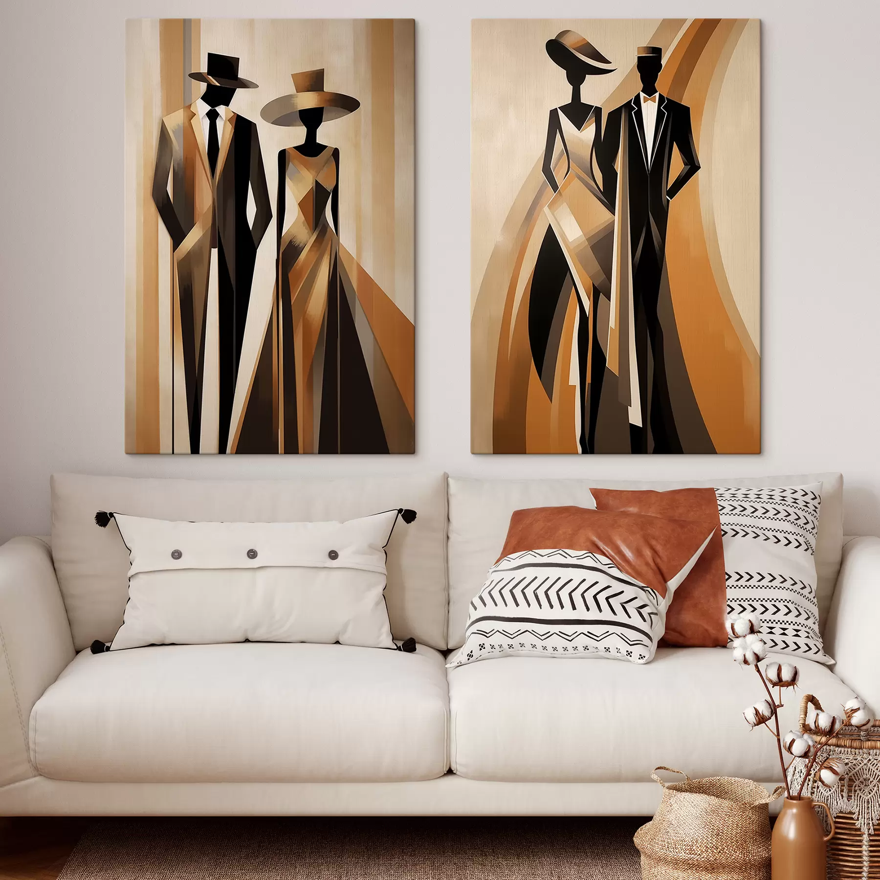 Obraz Abstraktný pár m01200