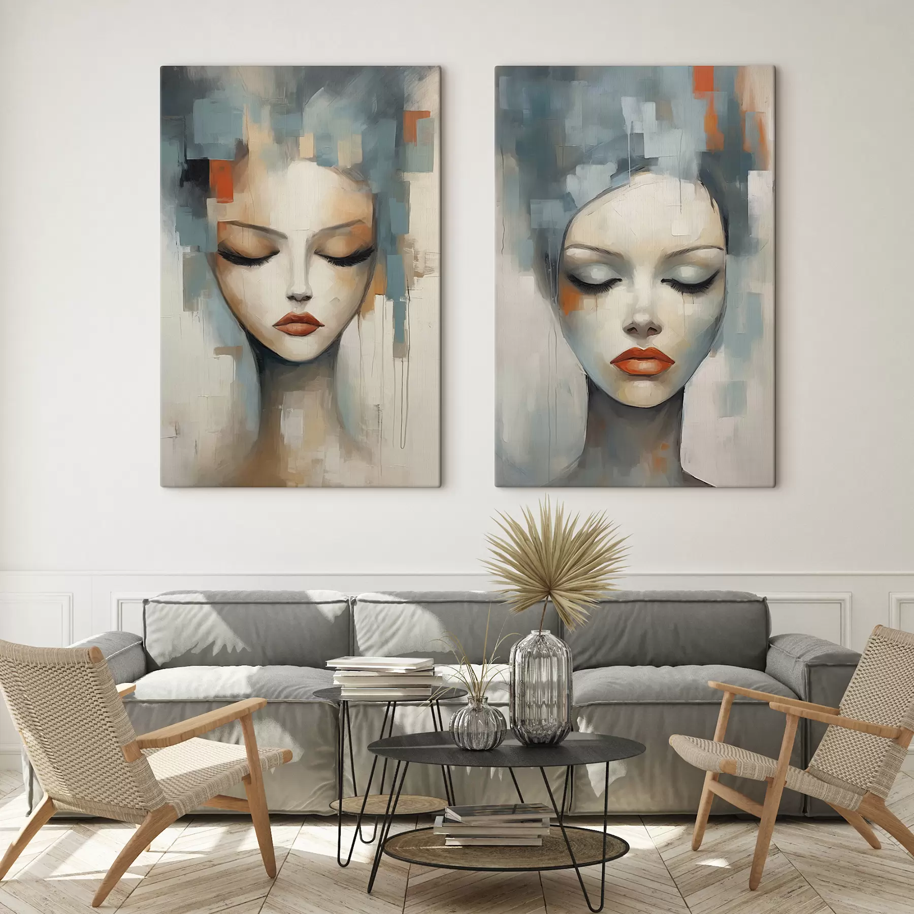 Obraz Abstraktné portréty m01204