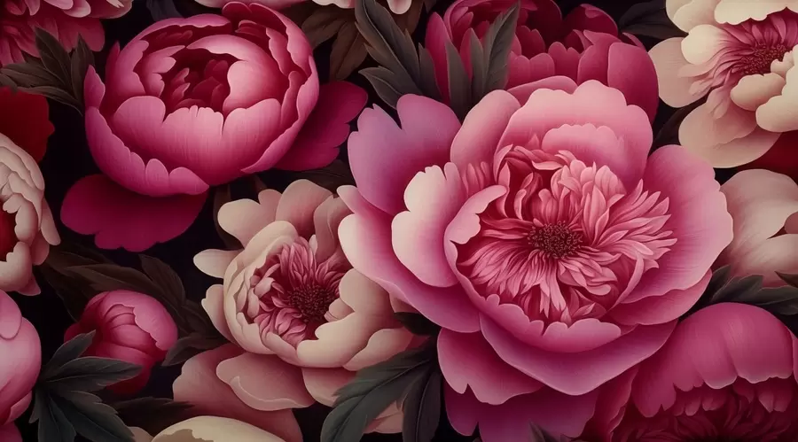 Fototapety Pivoňka w04992