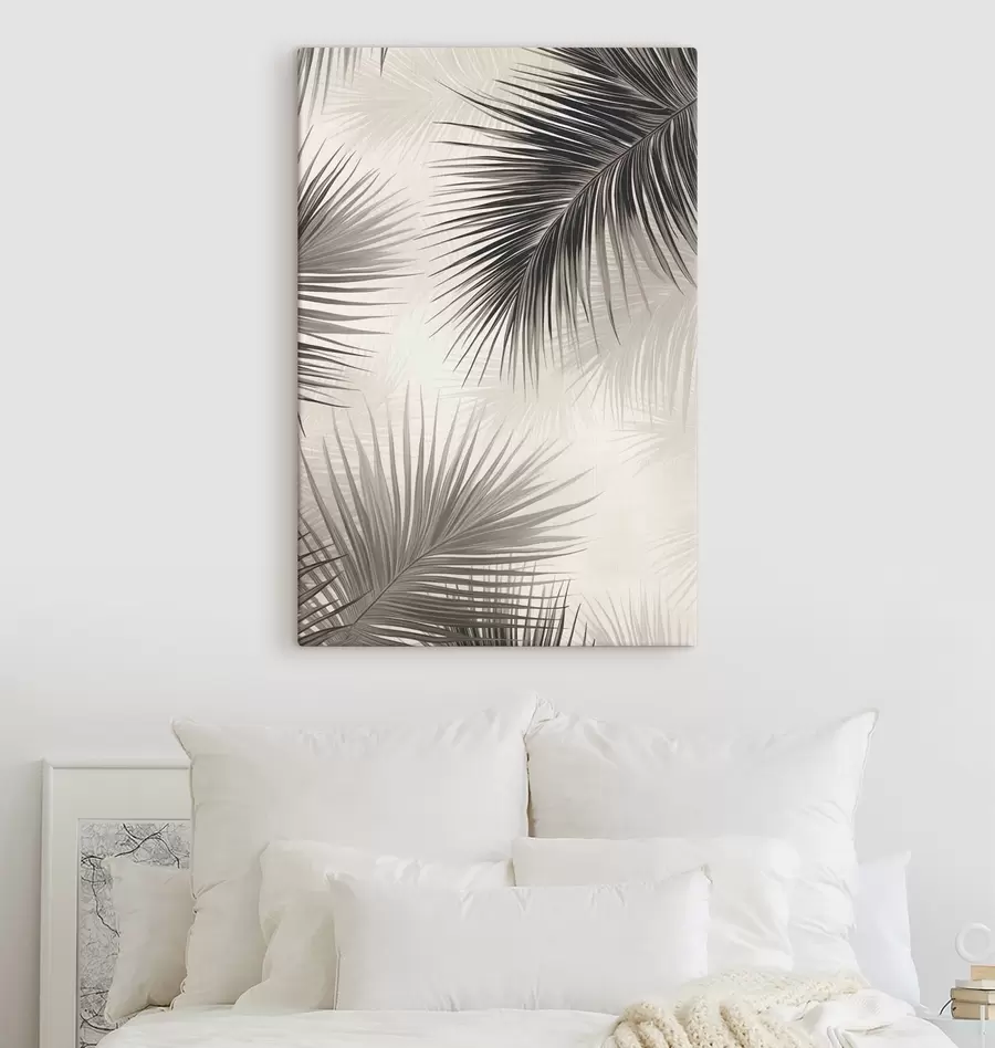 Obraz Maľované palmové vetvy s47505