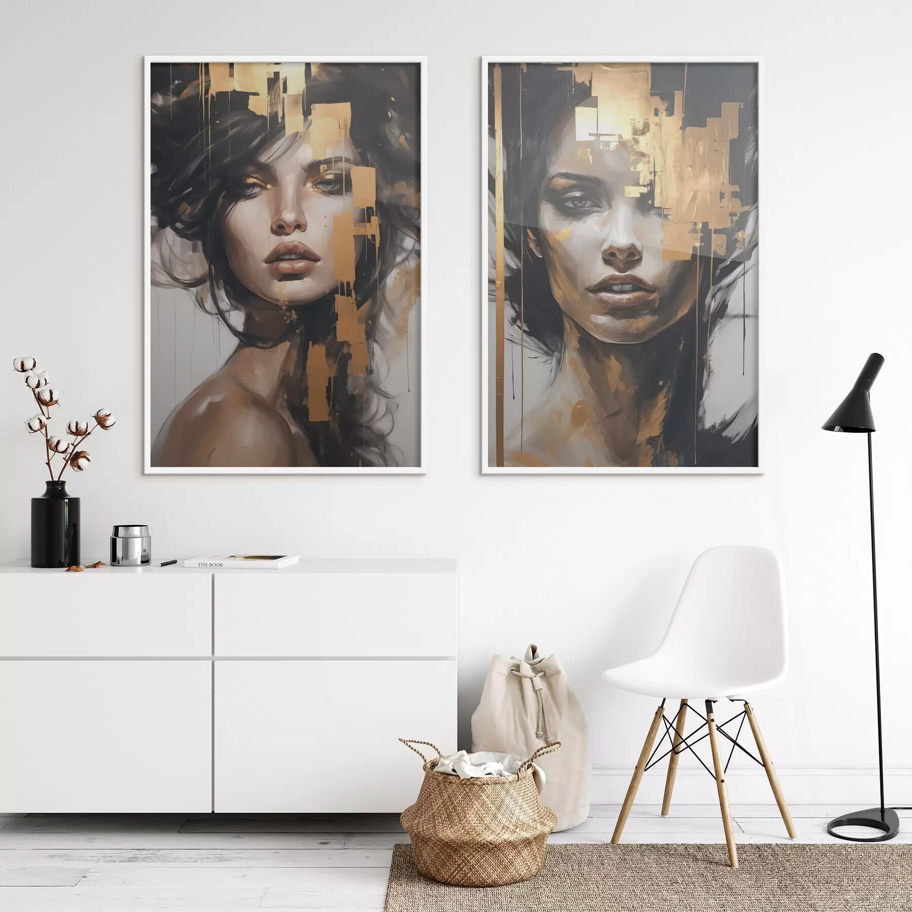 Fototapety Abstraktný portrét dievčaťa d01082