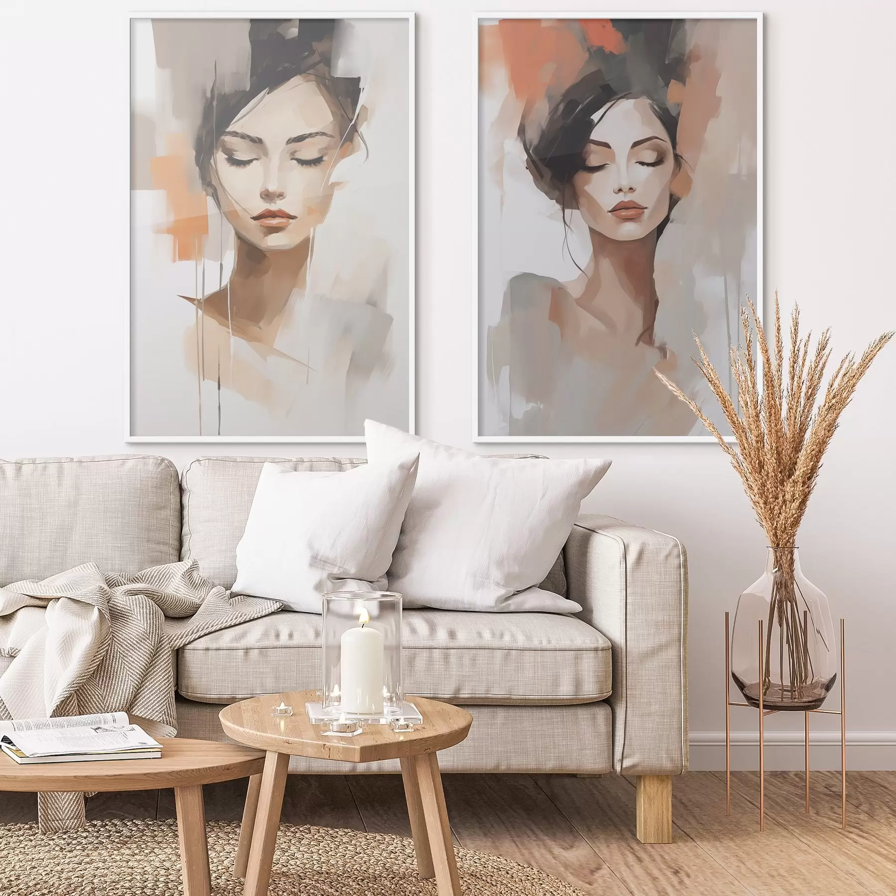 Fototapety Abstraktný portrét dievčaťa d01159