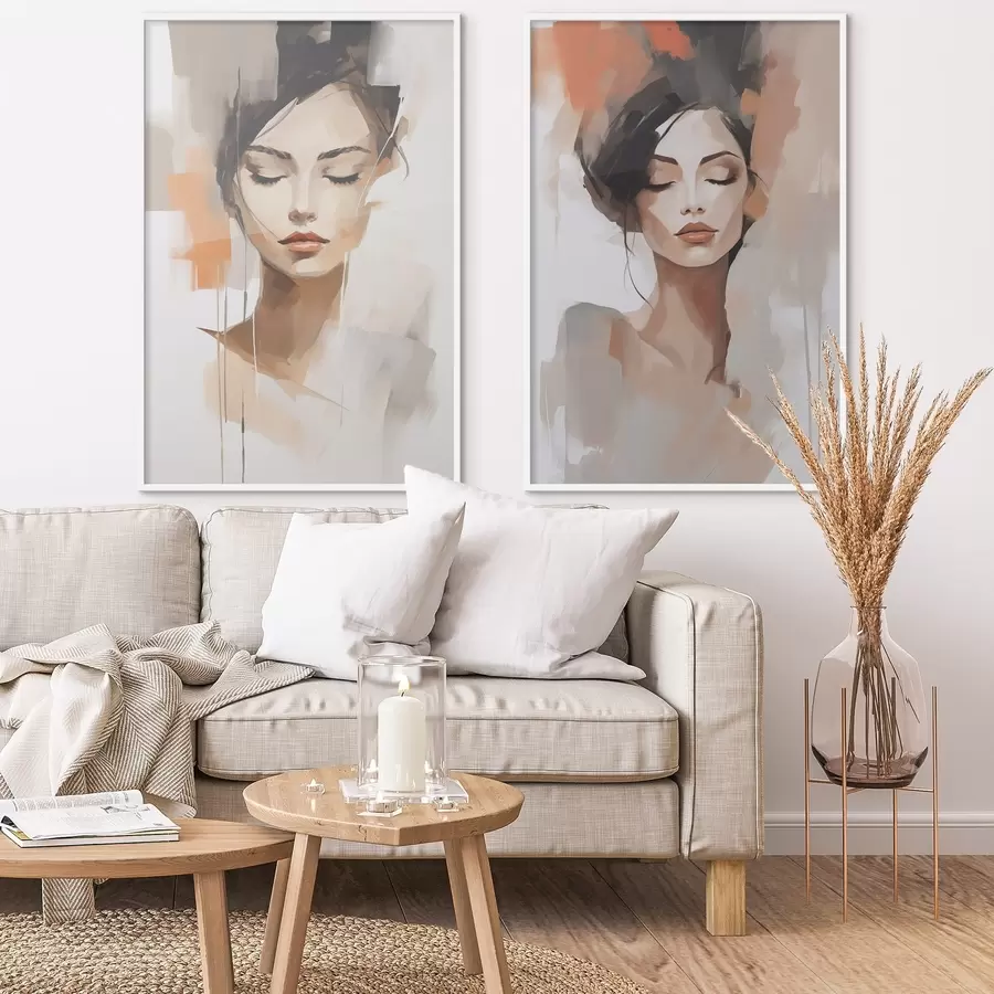 Fototapety Abstraktný portrét dievčaťa d01159