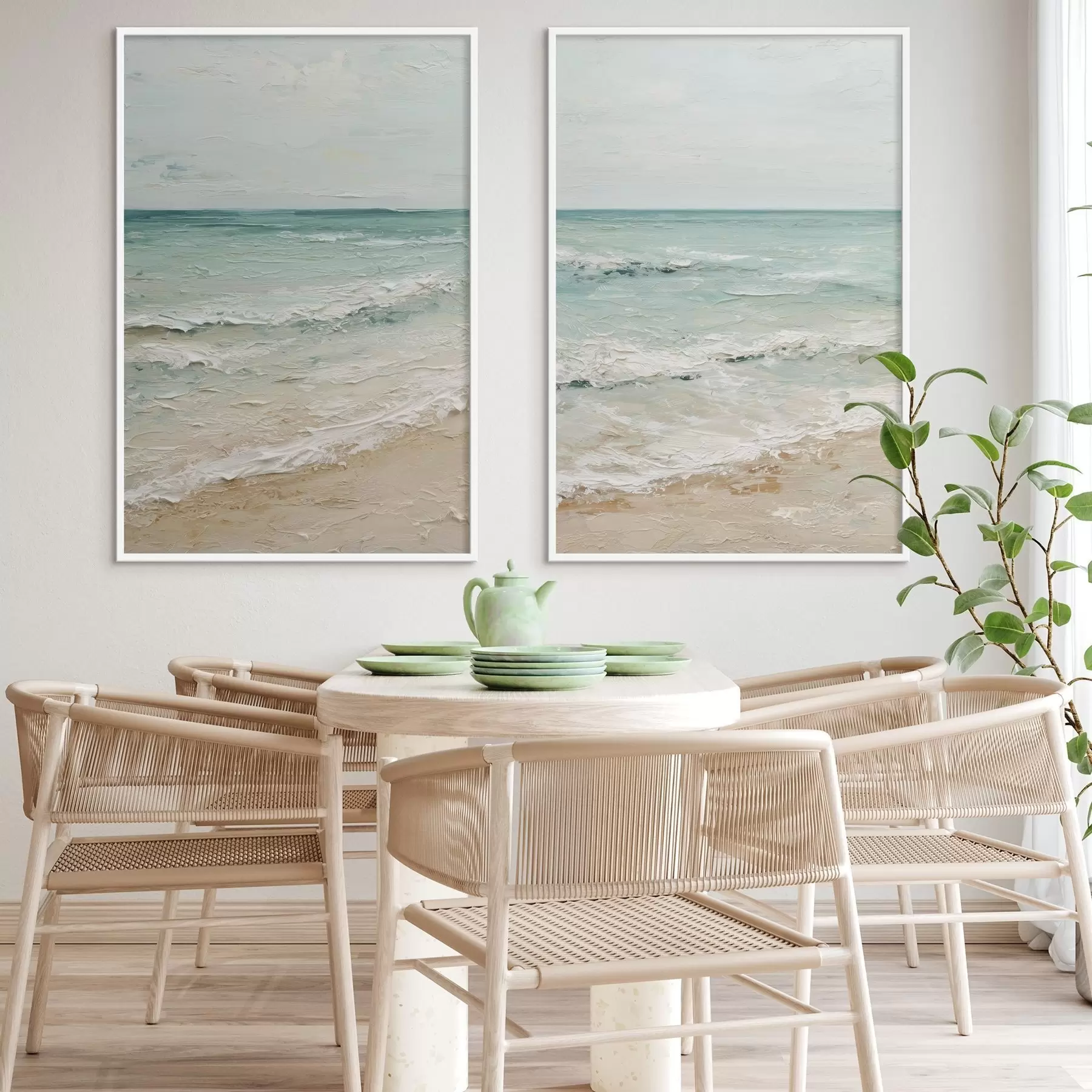 Fototapety pobrežie v štýle olejomaľby d01170