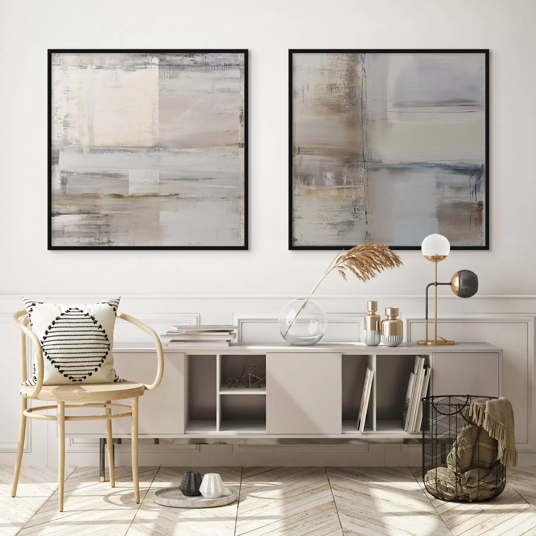 Fototapety súčasná abstrakcia v tlmených tónoch d01171