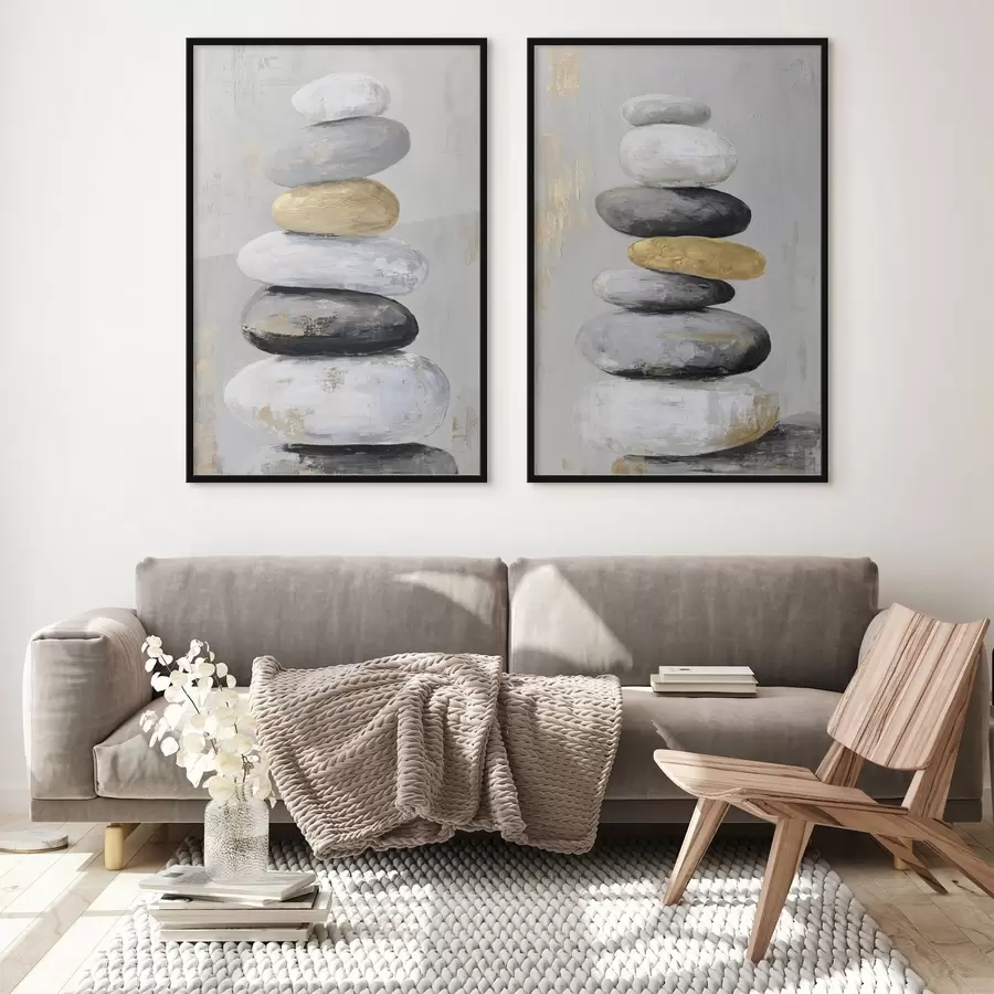 Fototapety veľké kamene v štýle maľby d01181