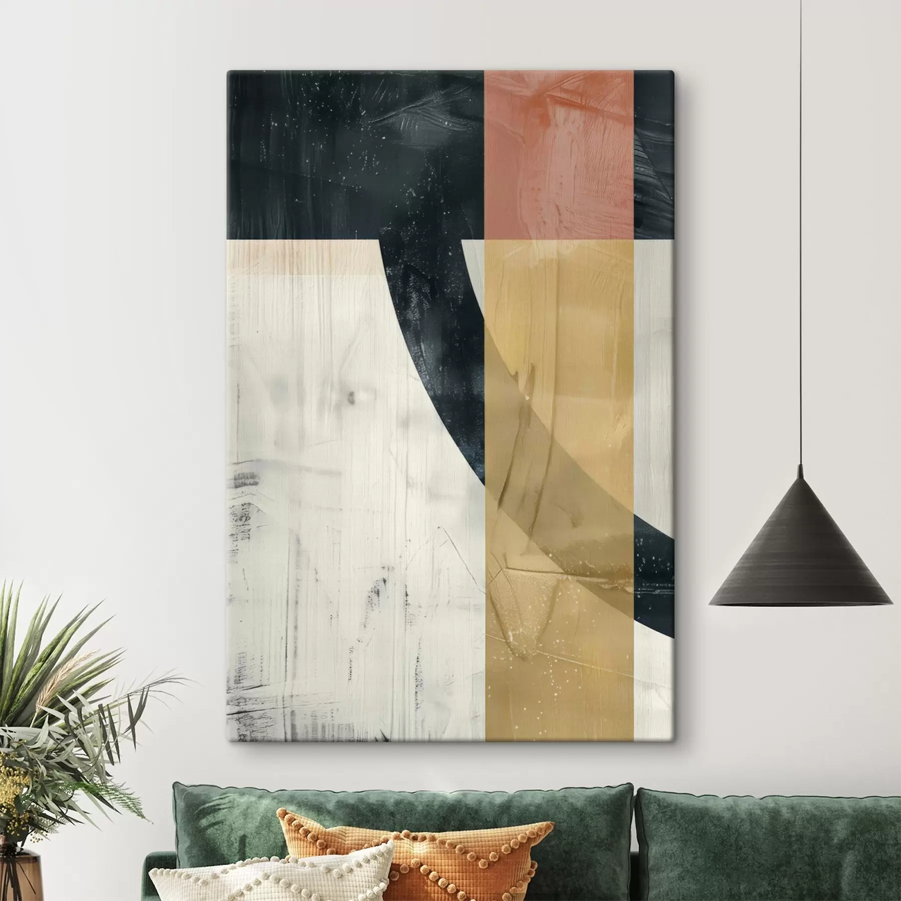 Obraz Geometrické tvary na betónovom pozadí s47634